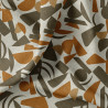 Printed Half Panama JAMYEL Linen / Brown